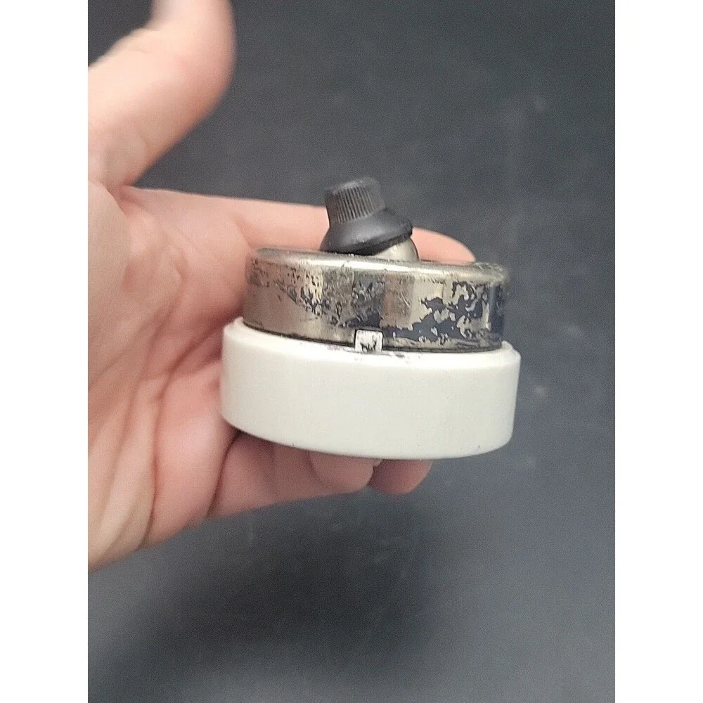 Antique/Vtg 1900's ARROW Porcelain Rotary Electric Switch, ON & OFF Und Lab Insp